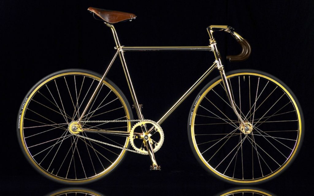 Aurumania Crystal Edition Gold Bike